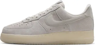 Nike Womens Air Force 1 07 Suede Shoes in White | IQ0136-100