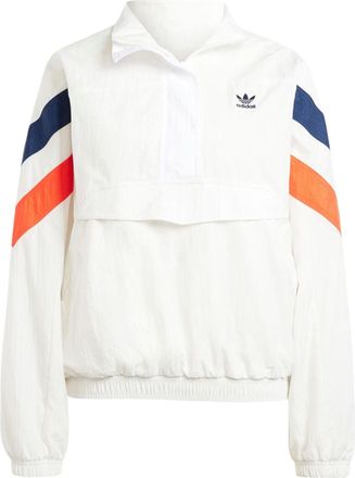 adidas (WMNS) adidas 1/2 Zip Windbreaker Asia Sizing White IS2320