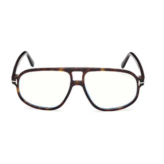 Tom Ford Glasses, female, Brown, Size: 57 MM Blue Block Navigator Optical