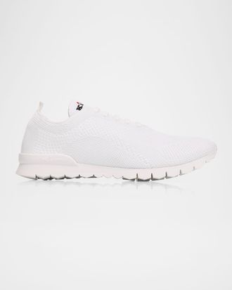 Kiton Men & apos;s Fits Stretch Knit Runner Sneakers