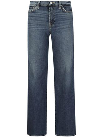 デニム・ジーパン STELLA MCCARTNEY WIDE-LEG JEANS WITH CONTRASTING PANELS Stella McCartney Wide-Leg Jeans With Contrasting Panels in