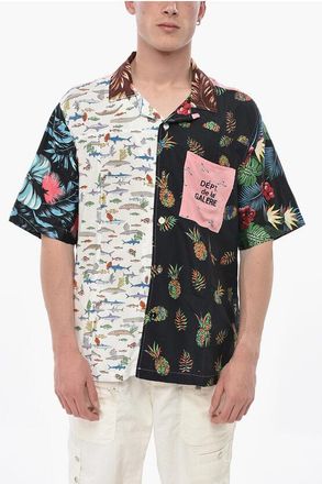 Gallery Dept. Patchwork Short-Sleeve Shirt size Xl
