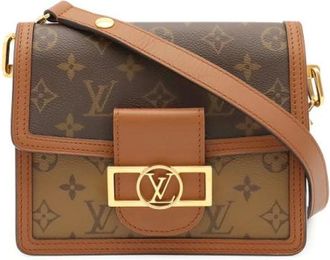 Louis Vuitton Pre-owned Borsa a Spalla Dauphine MM Monogram Reverse - - Pre-owned - Donna - Marrone - ONE SIZE