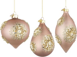 BIZZOTTO 3er-Set Weihnachtskugeln Fairy