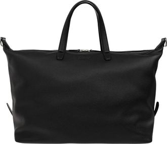 Brioni Leren Reistas - Heren - Weekendtassen - Zwart - ONE Size - Leer - Tassen
