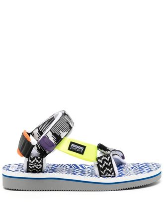 Suicoke x Missoni DEPA-MSN-VAR2 - unisex - Cotton/Nylon/Nylon/Cotton/Rubber - 10 - Blue