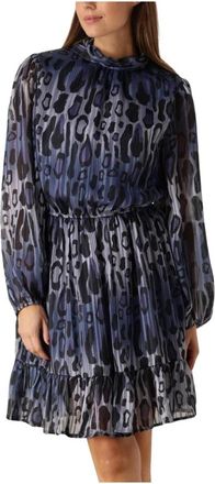 Ibana Dillia Mini Jurk - Dames - Korte kleedjes - Blauw - L - Kleedjes