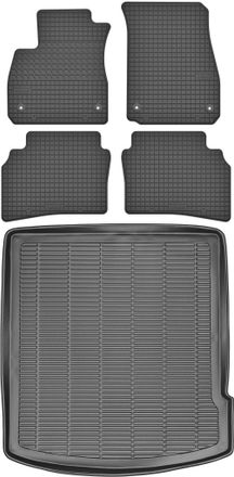 OEM Opel Insignia B Kombi A Partir De 2017 Set - Alfombrillas De Goma Para Coche + Alfombrilla Para Maletero