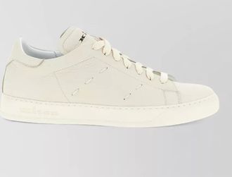 Kiton deer leather low-top sneakers