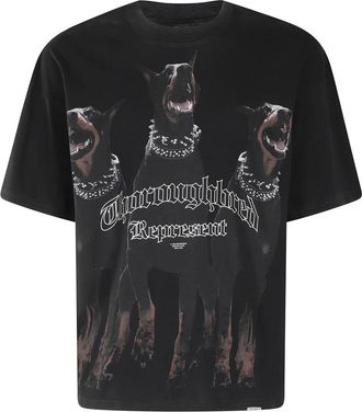 Represent Thoroughbred T-shirt in zwart - Heren - T-shirts - Zwart - S - Katoen - Tops