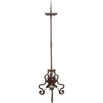 Biscottini International Biscottini - Handcrafted wrought iron floor lamp L50XPR50XH185 cm