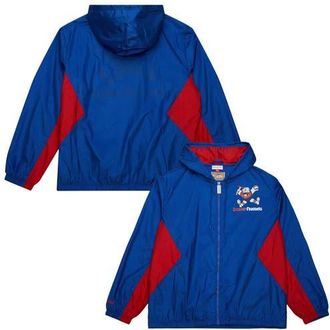 Mitchell & Ness Mens Mitchell & Ness Blue Denver Nuggets Playmaker Full-Zip Hooded Windbreaker Jacket at Nordstrom, Size Xxx-Large