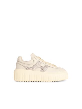 Hogan H Stripes wei&szlig;e Lear-Sneaker