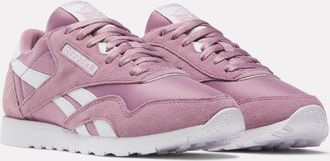 Reebok Classic Trainingsschuh REEBOK CLASSIC CLASSIC NYLON, Damen, Gr. 37,5, berrychill, berrychill, ftwrhitw, Leder, Synthetik, Textil, Schuhe Trainingsschuh