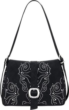 Desigual Poker Face Posadas Bag - Dames - Schoudertassen - Zwart - ONE Size - Polyester - Tassen
