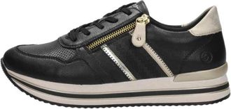 Remonte Veterschoenen Laag - Dames - Sneakers - Zwart - 36 EU - Schoenen