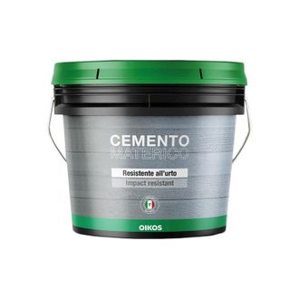 Oikos Rivestimento decorativo Oikos Cemento Materico bianco Kg. 20