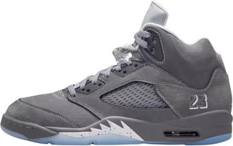 Nike Jordan 5 Retro - Heren - Fitnessschoenen - Grijs - 45 1/2 EU - Wol - Fitness