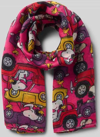 Codello Schal im Allover-Look in Rot, Größe 1