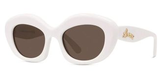 Loewe CURVY Brown Cat Eye Ladies Sunglasses LW40153I 25E 51