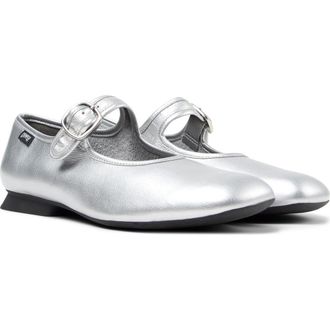 Camper Casi Myra Mary Jane Flat in Medium Gray at Nordstrom Rack, Size 38