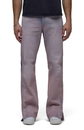 Hudson Walker Track Flare Jeans in Coated Rose at Nordstrom, Size 28