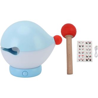 OEM L&aacute;mpara De Noche Con Forma De Pez De Madera, Recargable, Inal&aacute;mbrica, Ajustable, Con Bonitas Pegatinas, 3 Niveles De Brillo, L&aacute;mpara De Mesita De Noch
