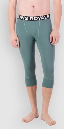 Mons Royale Merino Cascade Flex 3/4 Legging Thermo Broek groen