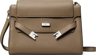 Tory Burch Lee Radziwill Leather Shoulder Bag in Wild Mushroom at Nordstrom