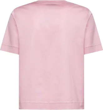 Blanca Vita Womens Pink Lisle Cotton V-Neck T-Shirt T-Shirts & Jerseys