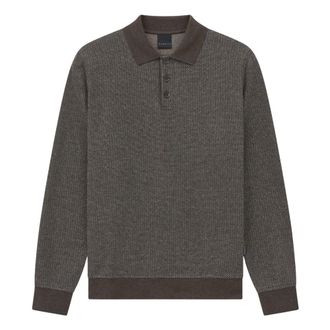 Bugatti Maglione Polo Texturizzato - - Sweatshirts & Hoodies - Uomo - Beige - L