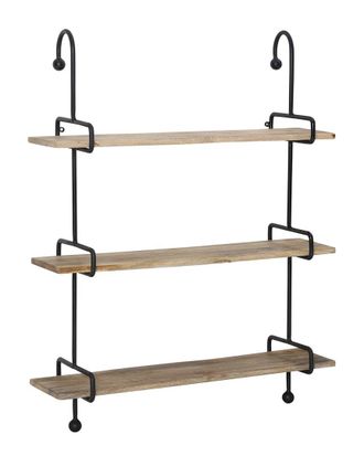 Linon Wilder Metal Wall Shelves