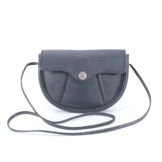 Dior Navy Leather Handbag Shoulder Bag Tote Bag (Pre-Owned)