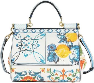 Tiffany & Fred Saffiano Painted Leather Shoulder Bag