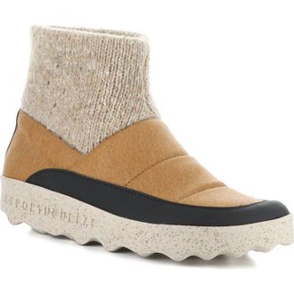 FLY London Close Water Resistant Bootie in Brown Umbrella at Nordstrom Rack, Size 8-8.5Us / 39Eu
