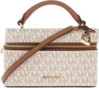 Michael Michael Kors Borsa a tracolla Jana con monogramma - Toni neutri
