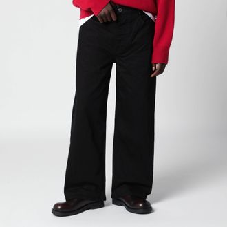 Ami Pantalone a gamba ampia nero
