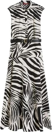 Max Mara Long Sleeveless Shirt Dress - Dames - Shirt Kleedjes - Veelkleurig - S - Kleedjes