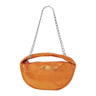 by FAR Mini Bags, female, Orange, Size: ONE SIZE Baby Cush Leather Handbag