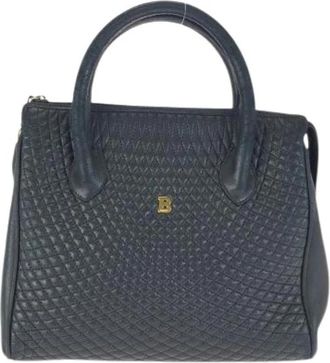 Bally Pre-owned Lederen Handtas - Dames - Vintage Handtas - Zwart - ONE Size - Leer - Vintage
