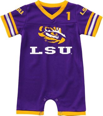 Colosseum Infant Colosseum Purple LSU Tigers Bumpo Football Romper at Nordstrom, Size 0-3M