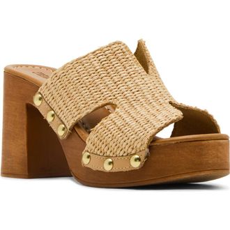 Steve Madden Sunkissed Clog in Raffia at Nordstrom Rack, Size 10