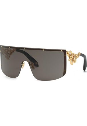 Roberto Cavalli Womens SRC015M990300 SRC015M 99 0300 Sunglasses - Gold - One Size