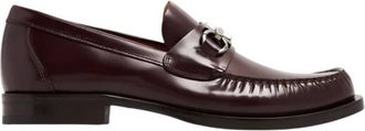Ferragamo Fort Gancini Horsebit Loafers, Size 8.5 EE