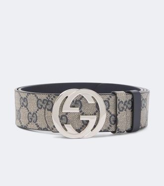 Gucci GG canvas reversible belt