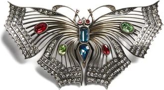 Valentino Garavani Brooches, female, Gray, Size: ONE SIZE Vouloirvoler Brooch