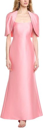 Badgley Mischka Cape Gown