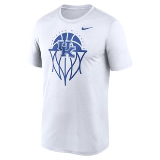 Nike Kentucky Legend Basketball Icon Nike Mens Dri-FIT College T-Shirt in White | NKGK10ANKY-VCH