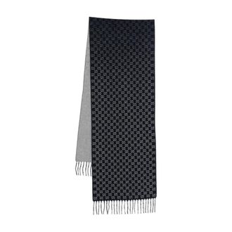 Gucci Gg-monogram Fringed-detail Scarf