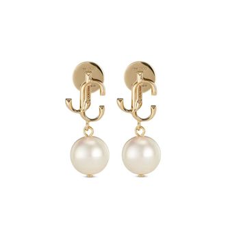 Jimmy Choo London JC Pearl Earring - Dames - Oorbellen - Veelkleurig - ONE Size - Accessoires